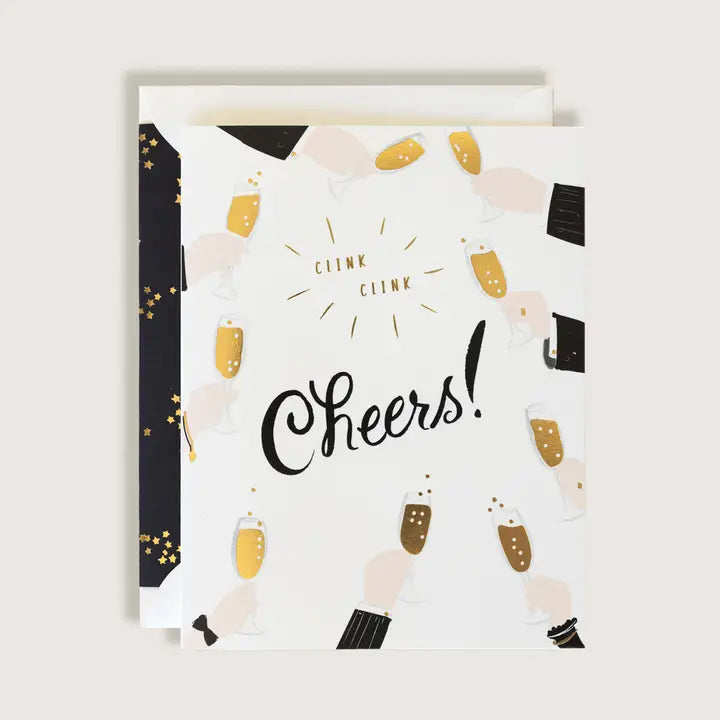 Cheers A Toast Congratulations Card