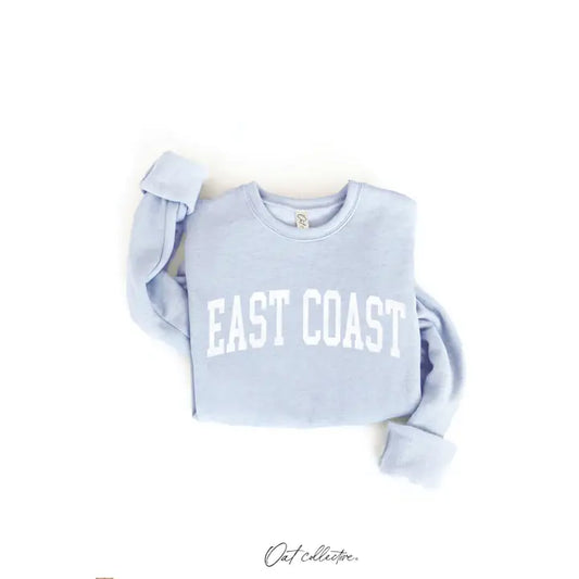 East Coast Graphic Sweatshirt - Light Blue