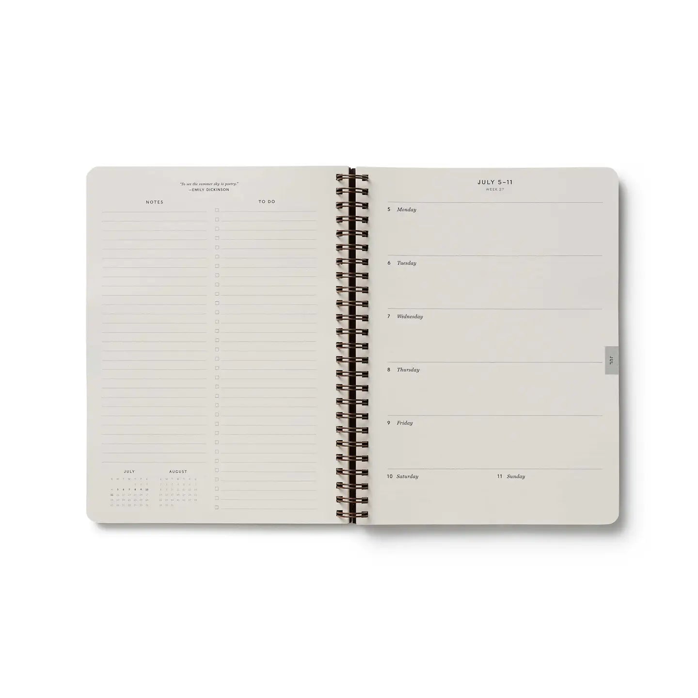 2027 Sage Hydrangea 12-Month Planner