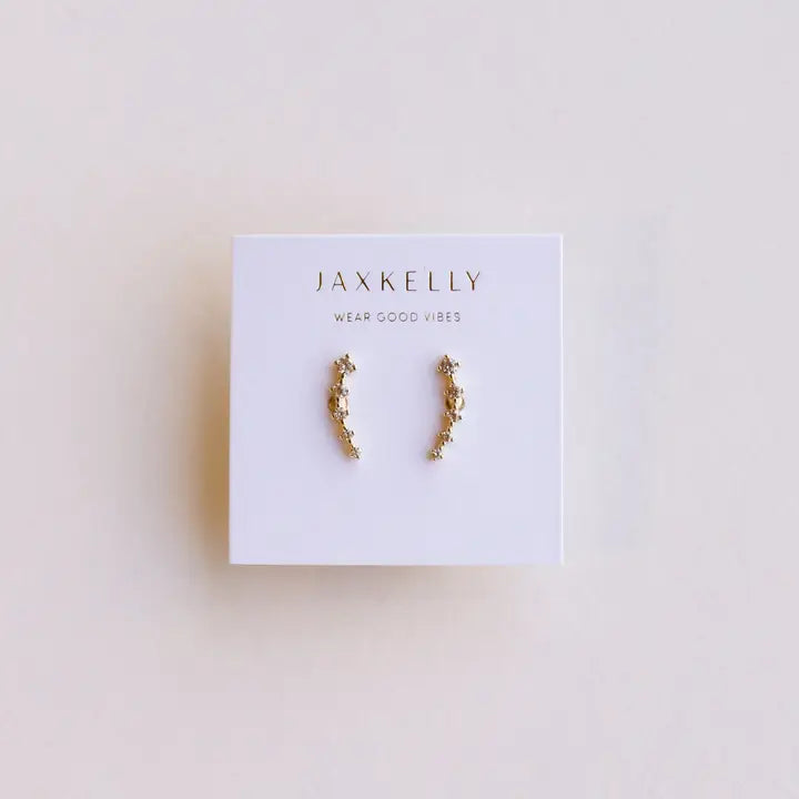 Champagne Crawler Earrings