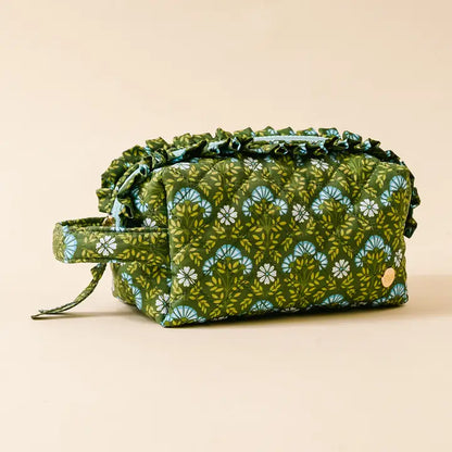 Essentials Quilted Cosmetic Pouch