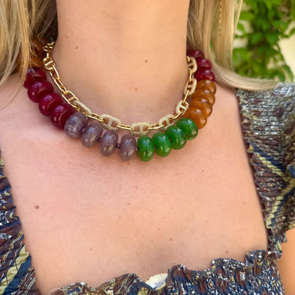 Carissa Chunky Beaded Necklace