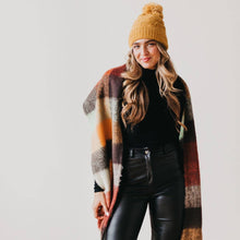 Load image into Gallery viewer, Fallon Fuzzy Beanie: Mustard
