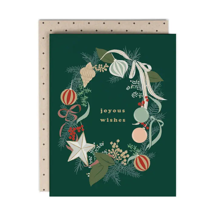 Joyous Wreath Card
