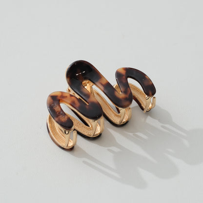 Willow Vintage Mini Squiggle Metal Claw Clip