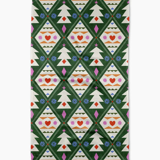 Nordic Christmas Tea Towel