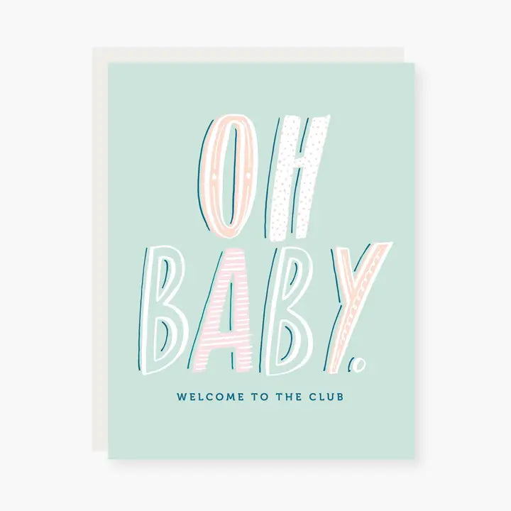 Welcome To the Club Baby Card