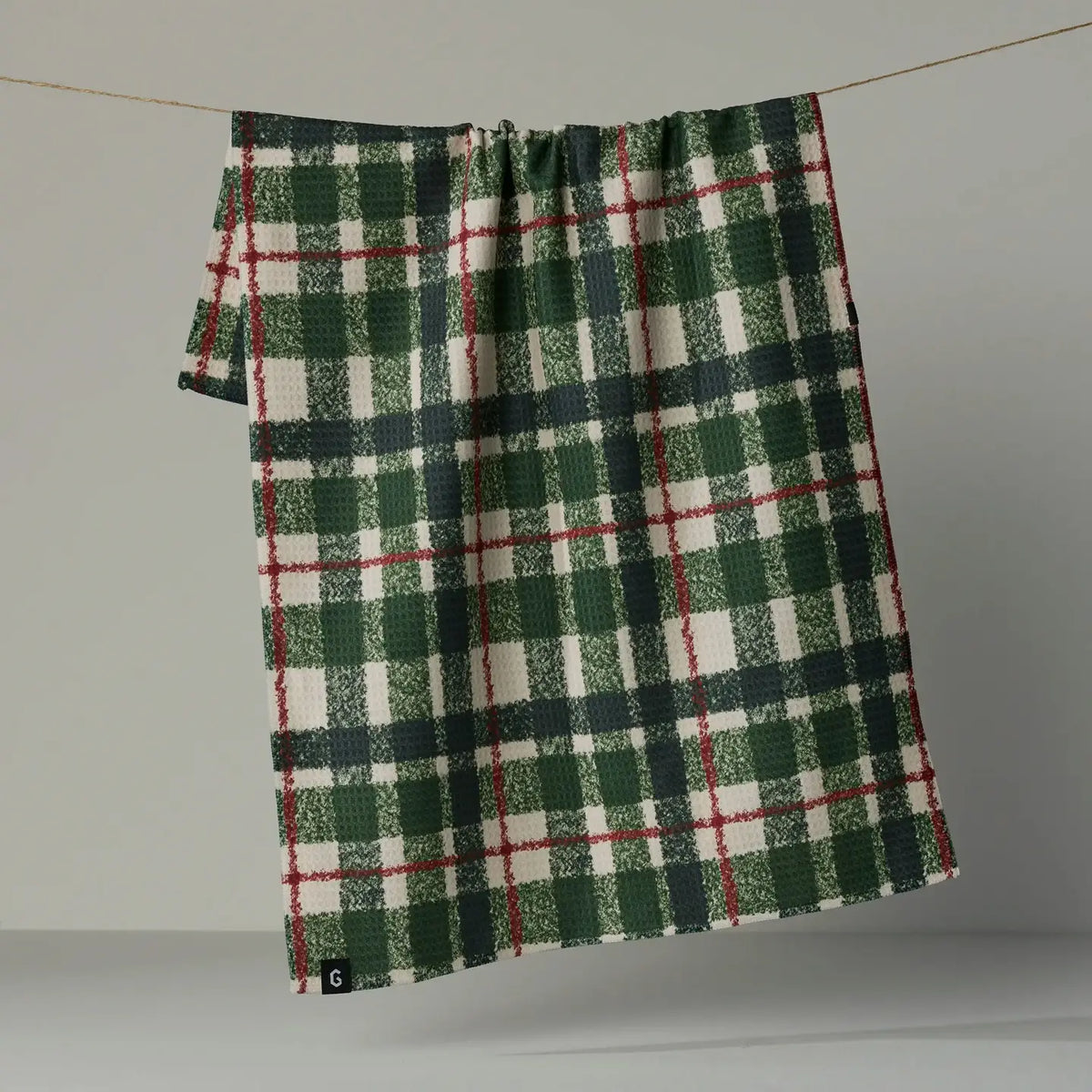 Juniper Plaid Luxe Kitchen Towel