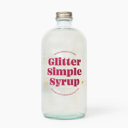 Simple Syrup with Edible Glitter