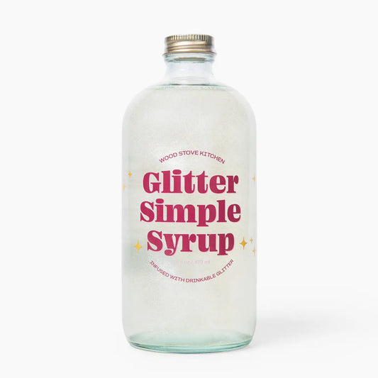Simple Syrup with Edible Glitter