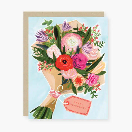 Bouquet For You Birthday Card