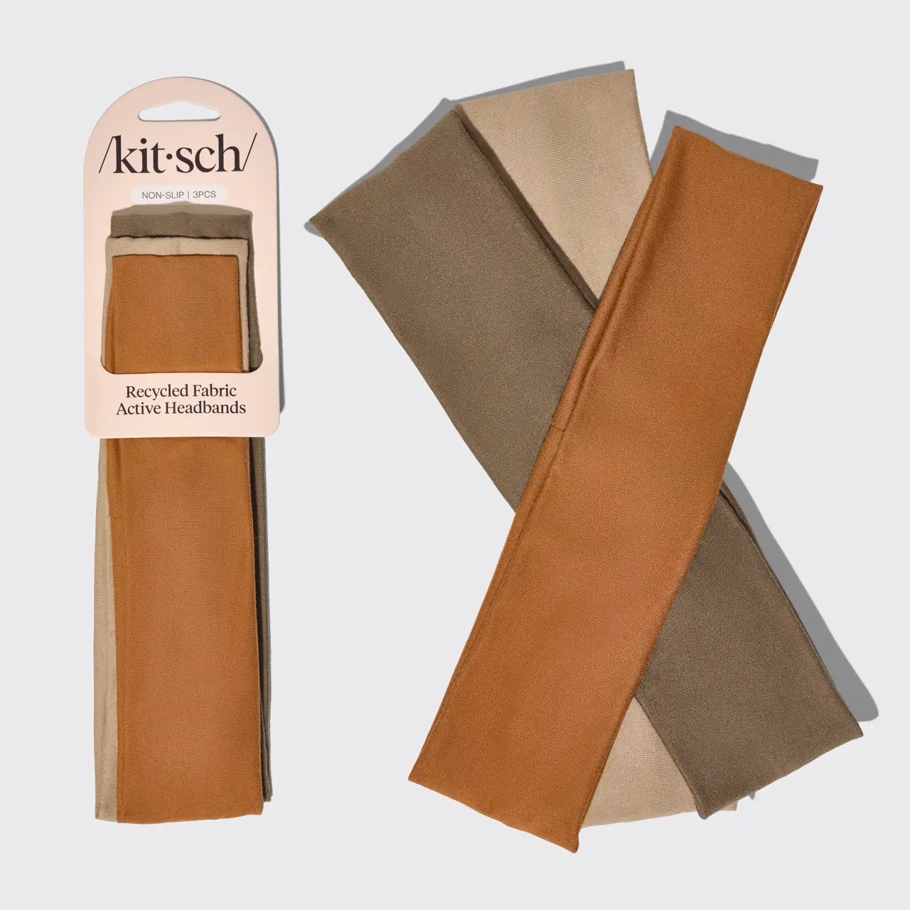 Recycled Fabric Active Headbands Set