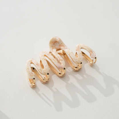 Willow Garden Metal Squiggle Claw Clip