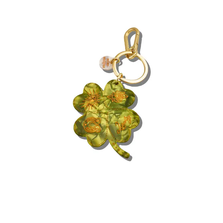 Lucky Clover Bag Charm + Keychain