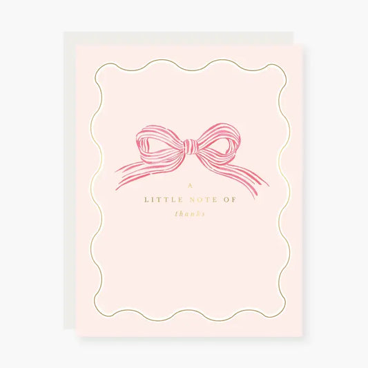 Big Bow Thank You Card