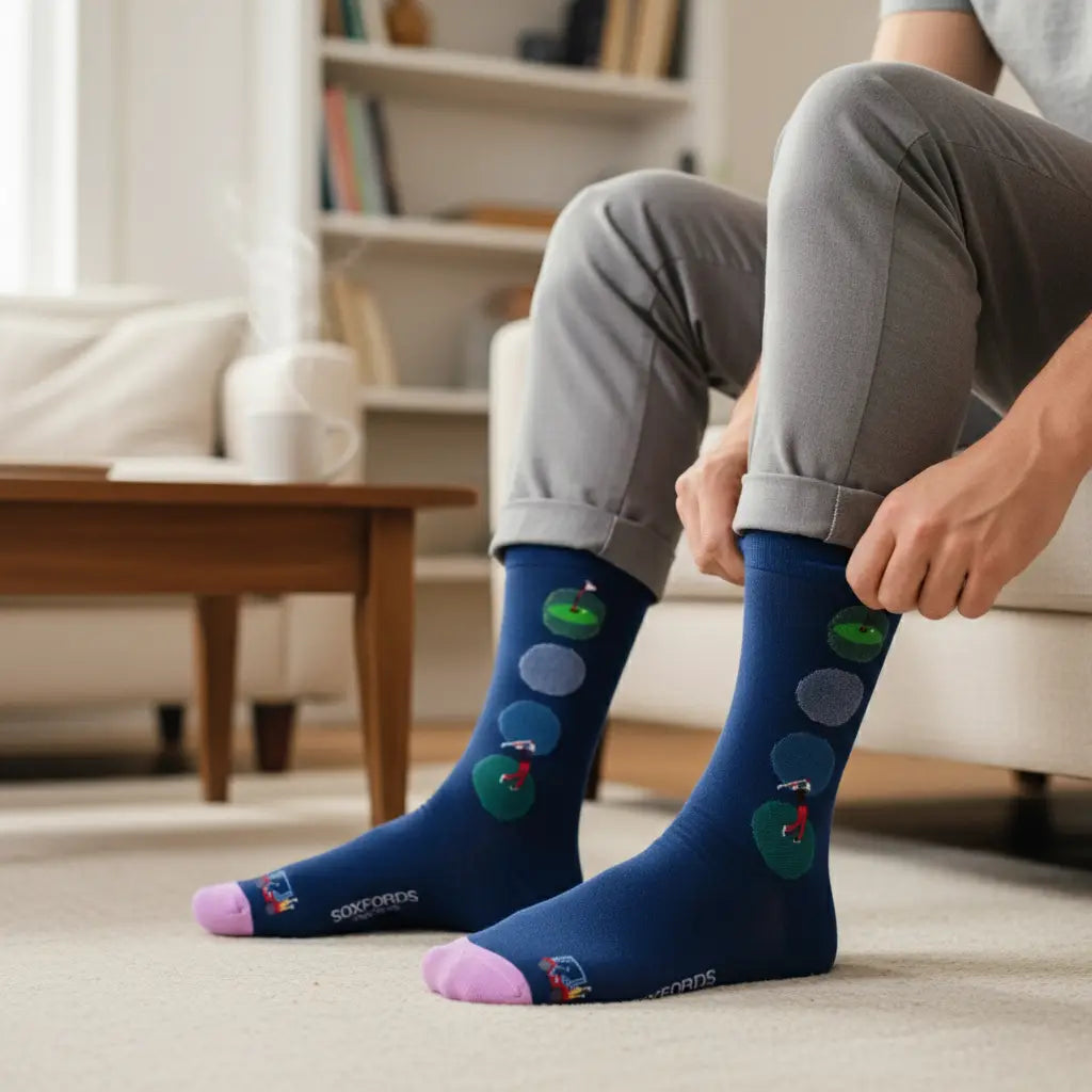 "Golf Clap" - Golfing Fine Men's Socks