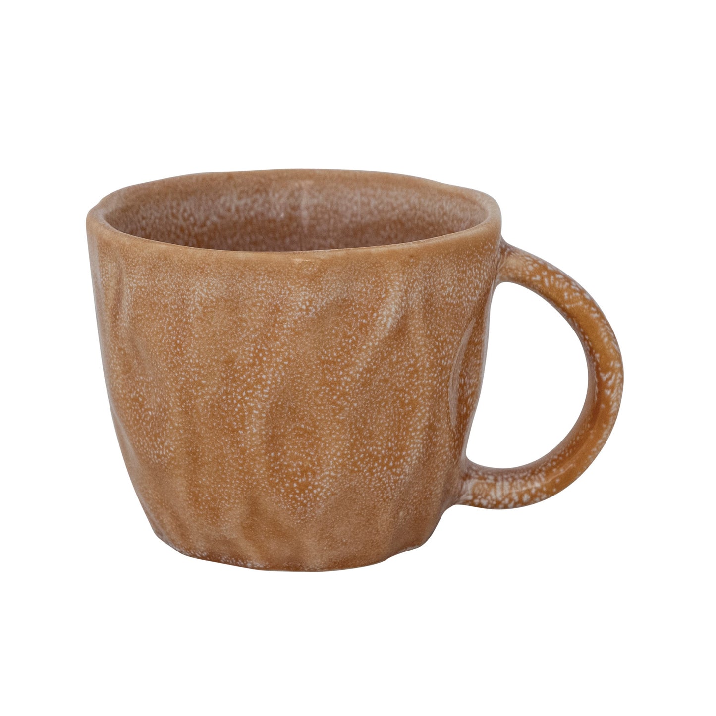 Apricot Debossed Stoneware Mug