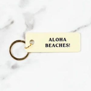 Aloha Beaches Keychain