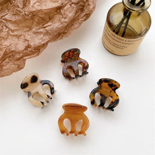 Load image into Gallery viewer, Assorted Amber Mini Octopus Claw Clips
