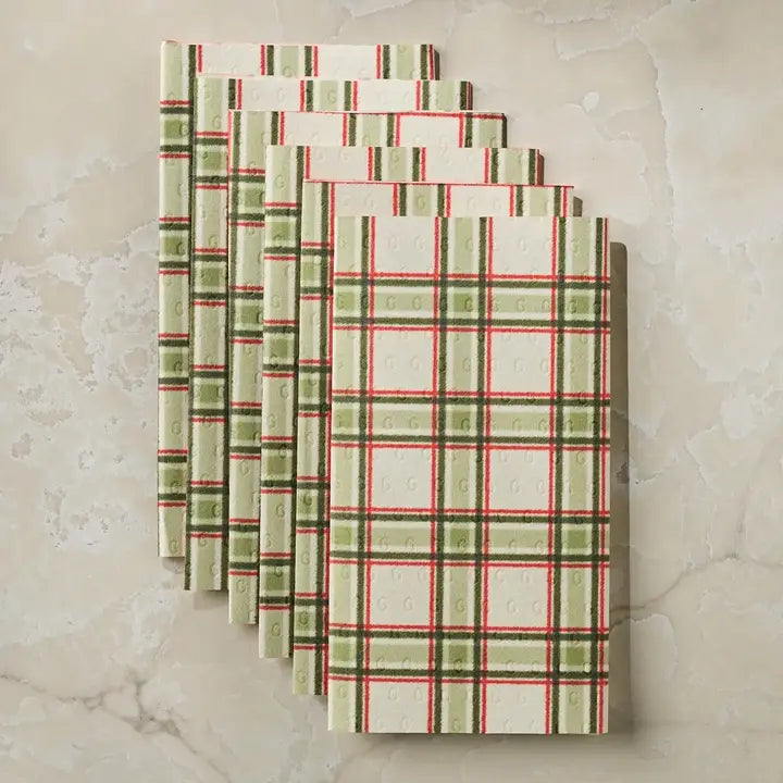 Stocking Plaid Not Paper Towel