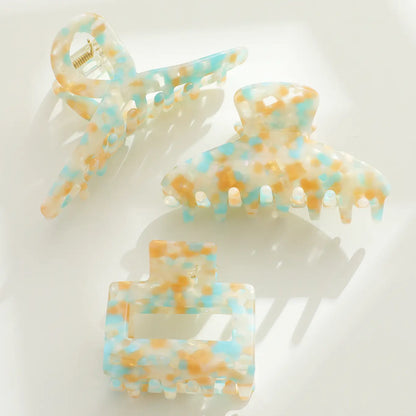 Blue Oceanside Small Claw Clips