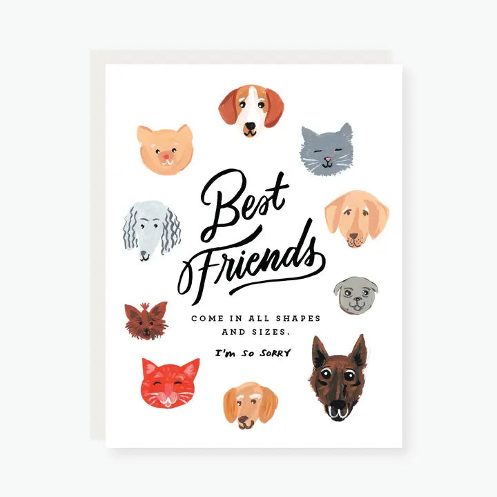 Best Friends Pet Sympathy Card