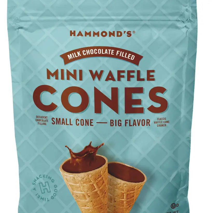 Hammond's Waffle Cones - Milk Chocolate