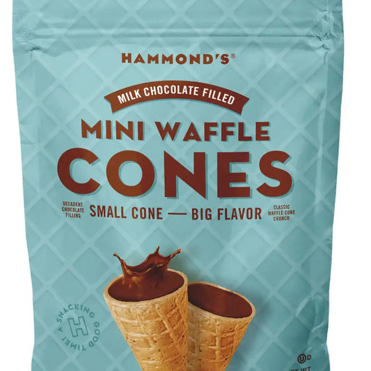 Hammond's Waffle Cones - Milk Chocolate