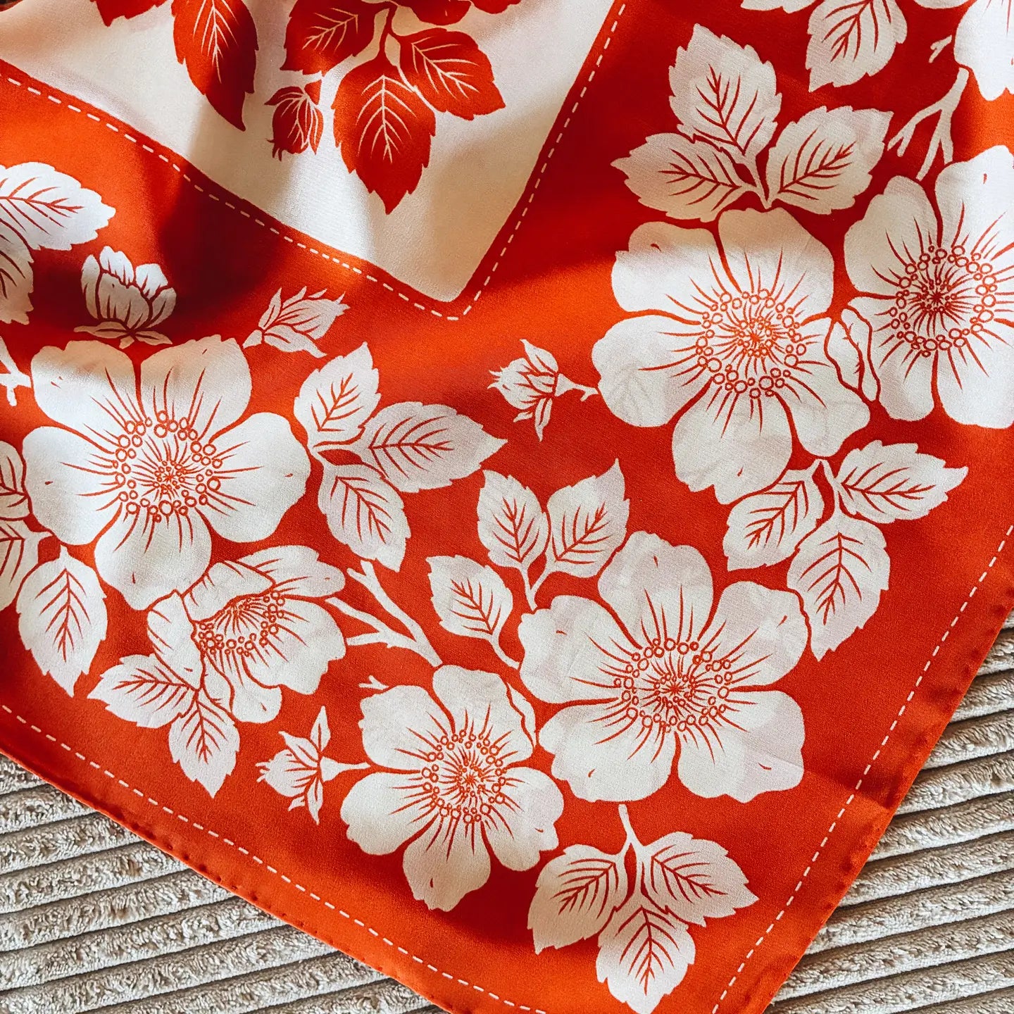 100% Silk Bandana Scarf