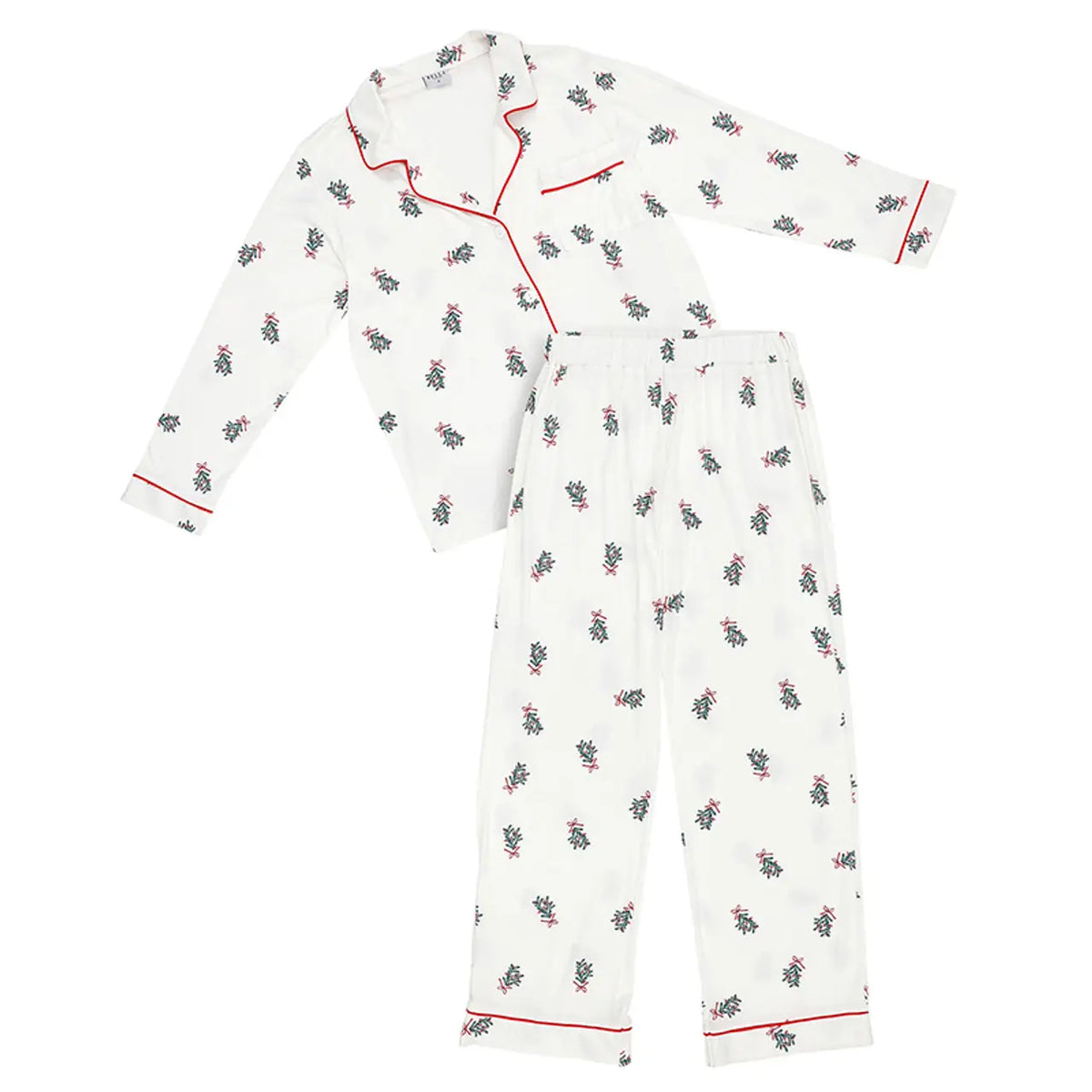 White + Mistletoe Bamboo PJ Set