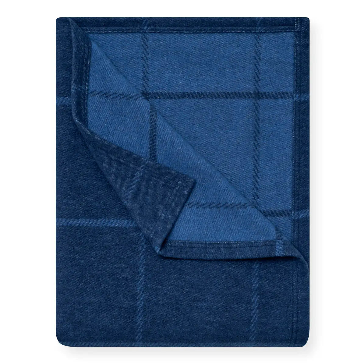 ChappyWrap Windowpane Navy Lightweight Blanket
