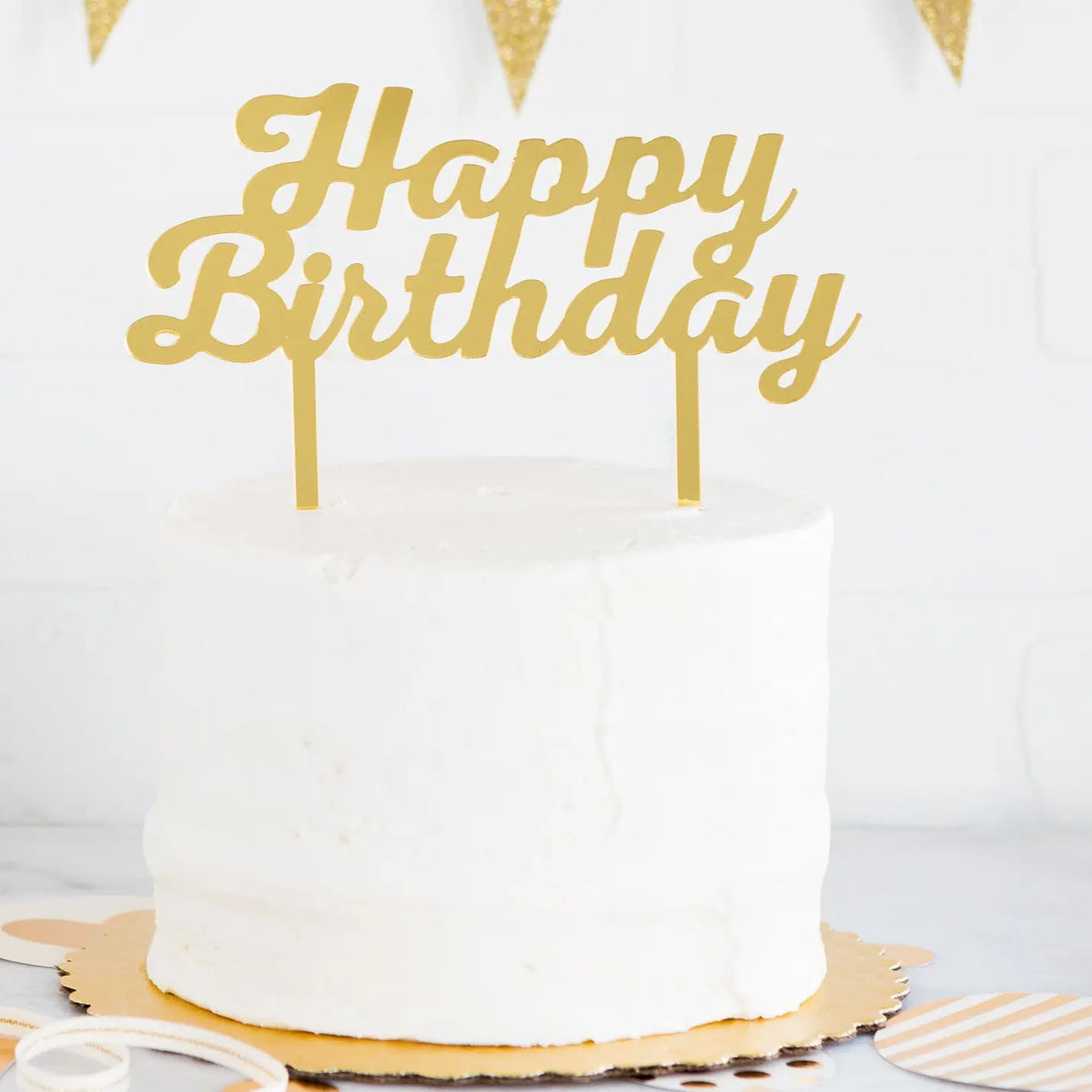 Happy Birthday Cake Topper