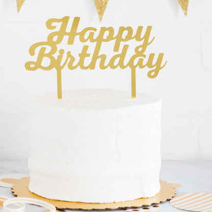 Happy Birthday Cake Topper