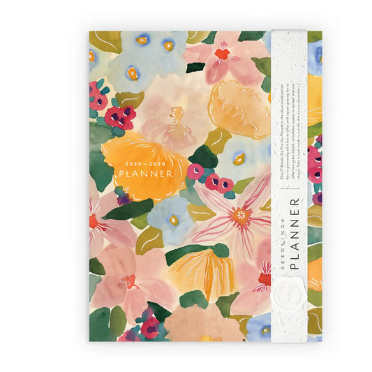 2025- 2026 Floral Abundance On the Go Planner