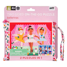 Load image into Gallery viewer, Two Sided On-The-Go Puzzle - Ballerinas
