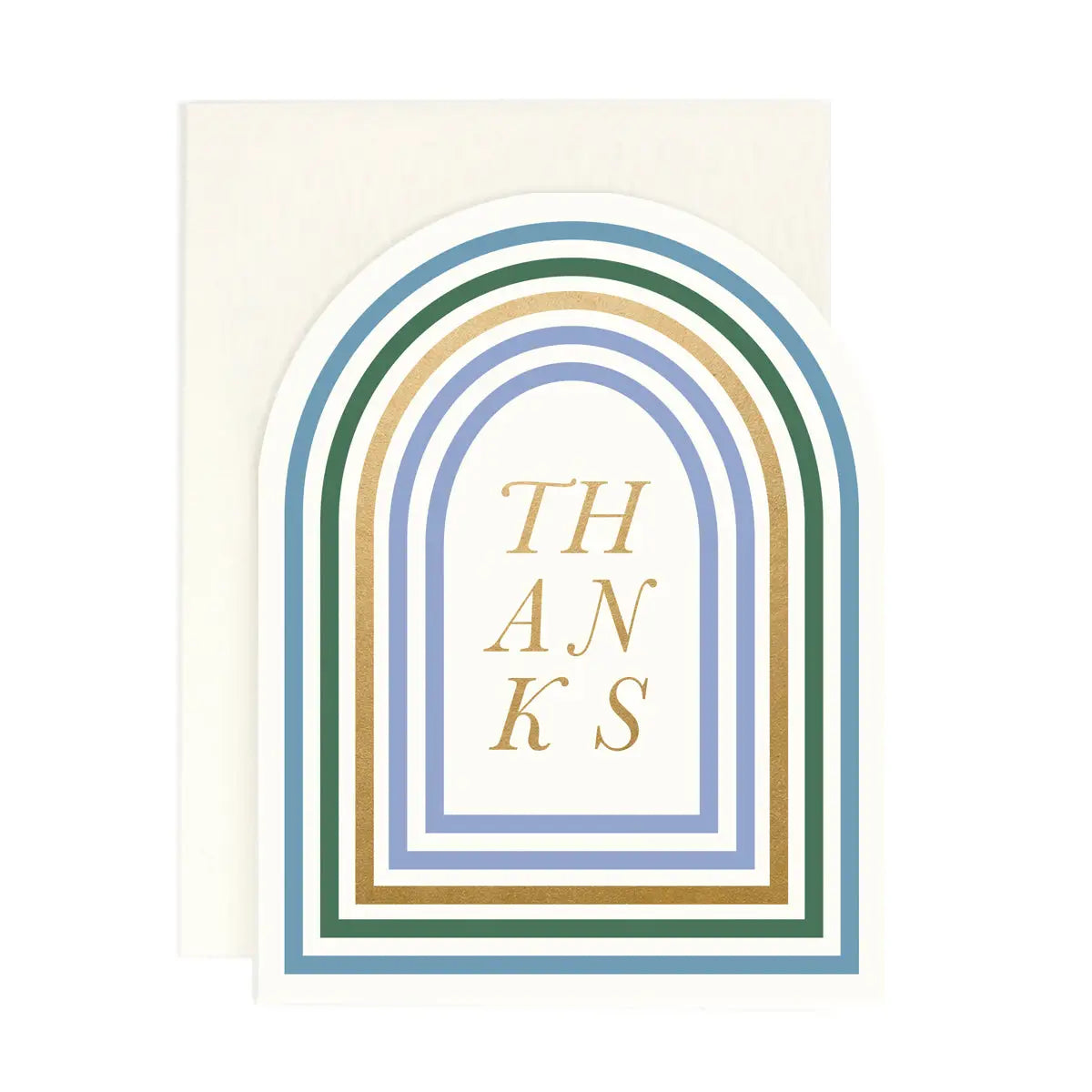 Thanks Arched Card