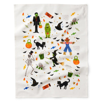 Halloween Parade Tea Towel
