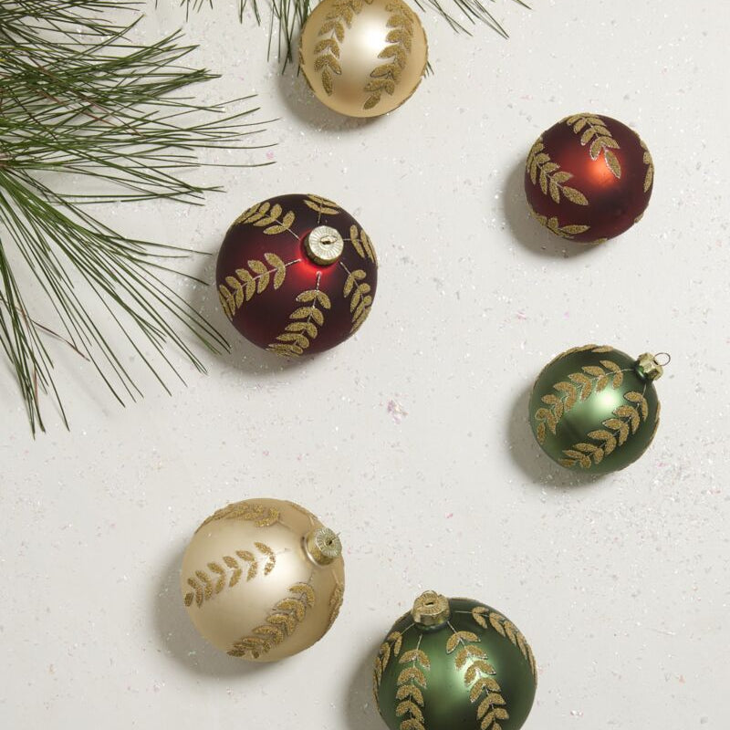 Beaded Leaf Ornament