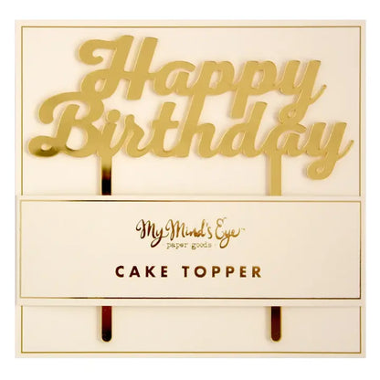 Happy Birthday Cake Topper