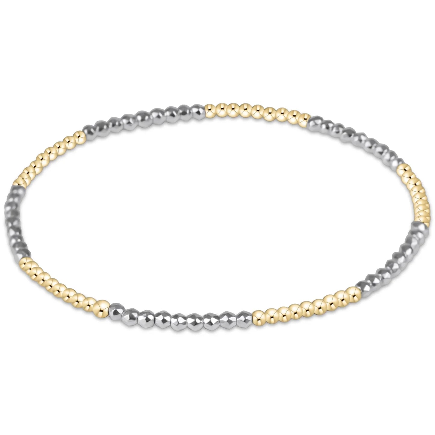 Enewton Gemstone Bracelet Collection - Silver Faceted Hematite