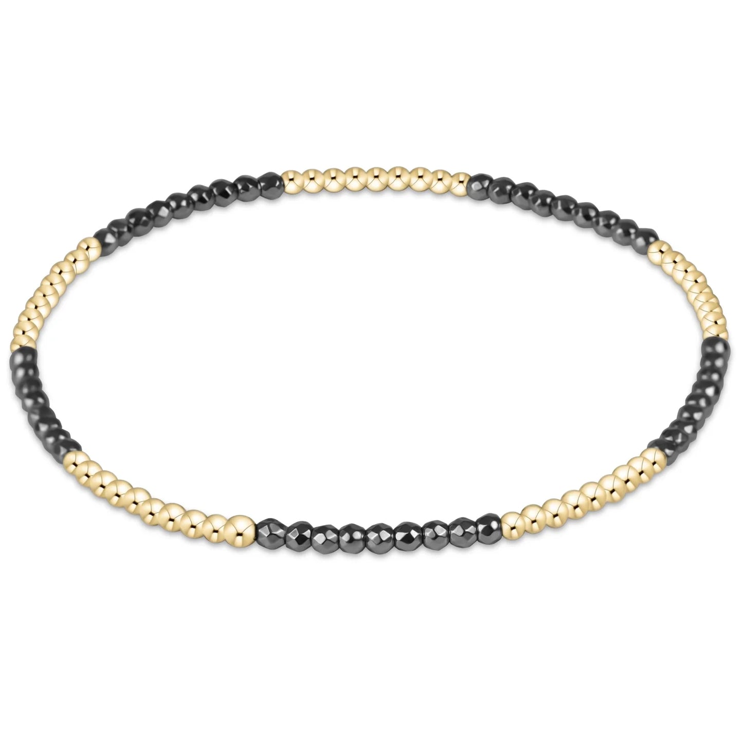 Enewton Gemstone Bracelet Collection - Silver Faceted Hematite