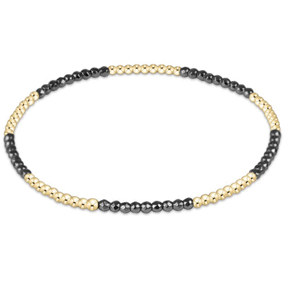 Enewton Gemstone Bracelet Collection - Silver Faceted Hematite