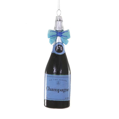 Champagne with Bow Ornament