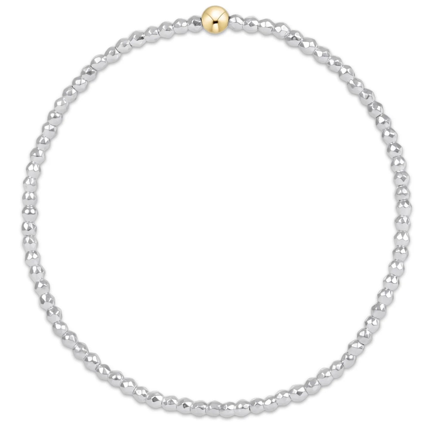 Enewton Gemstone Bracelet Collection - Silver Faceted Hematite