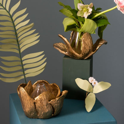 Budding Flower Sculpture Vase