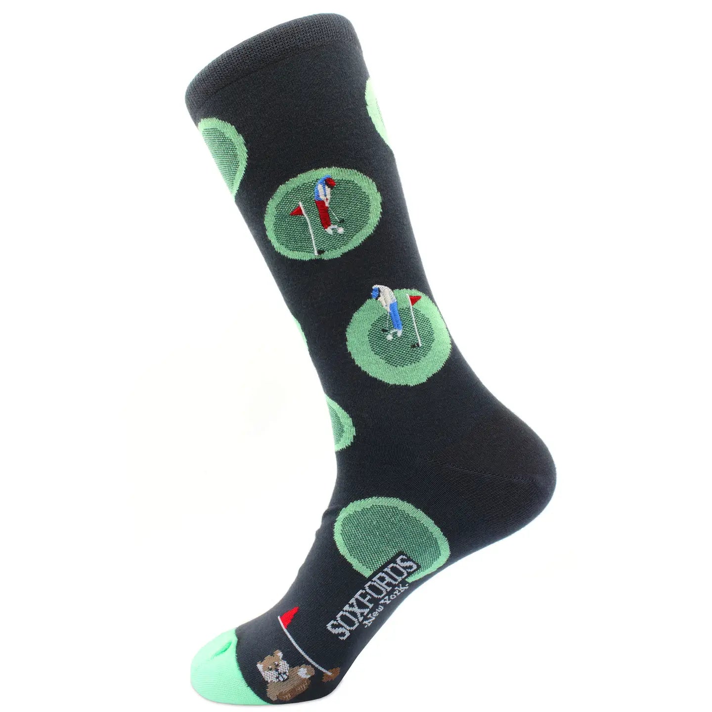"Putting About" - Golf Fine Men's Socks