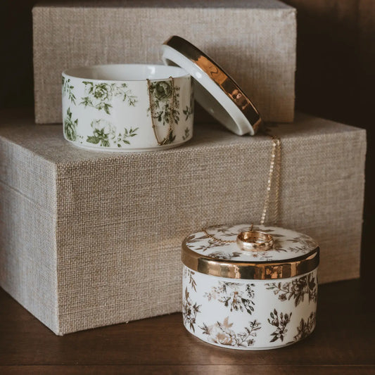 Delft Trinket Dish with Lid