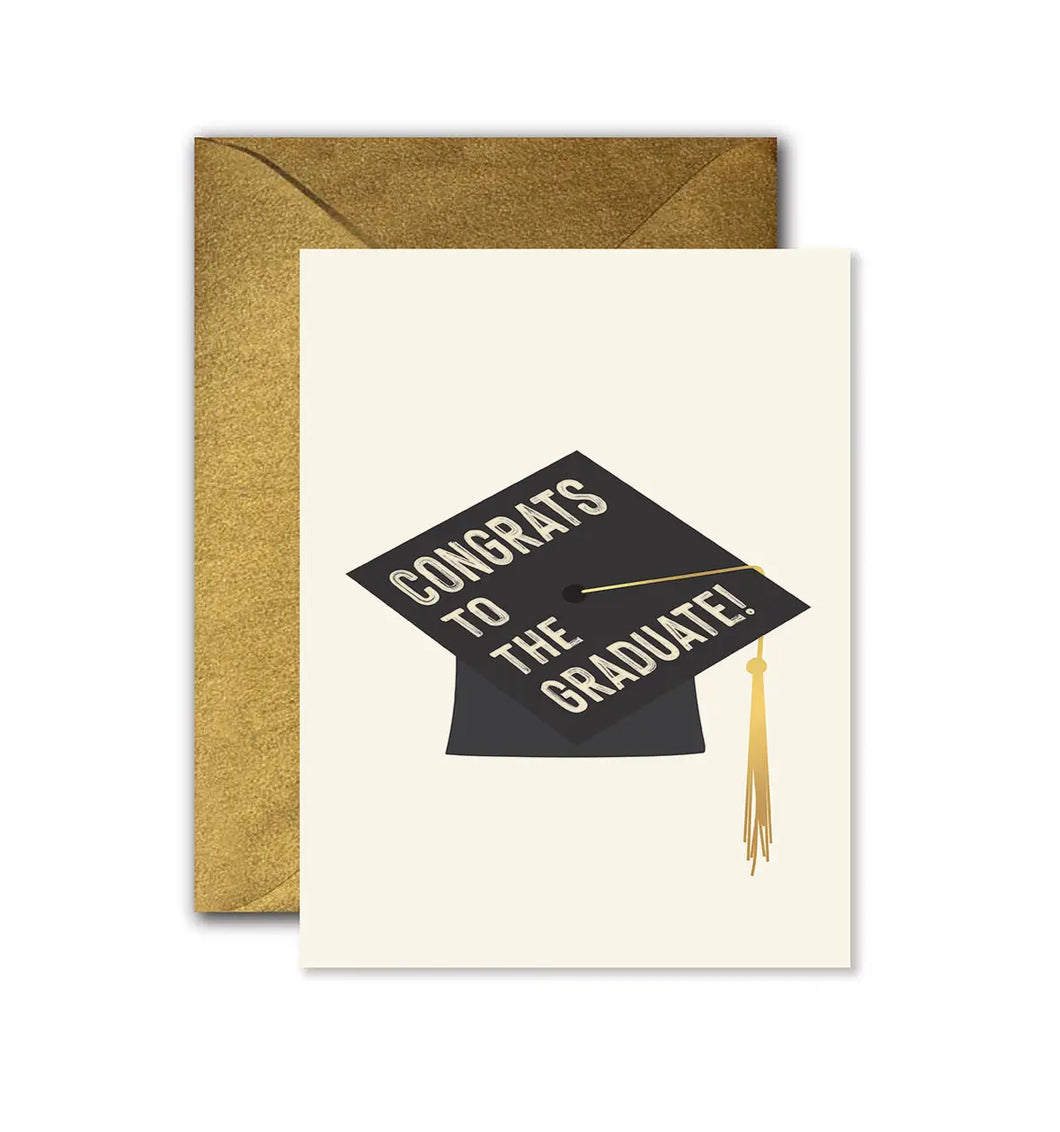 Graduate Hat Graduation Greeting Card