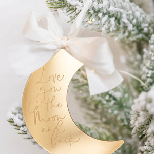 Love You To the Moon and Back Ornament