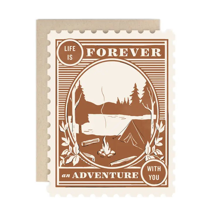 Forever An Adventure Stamp Card